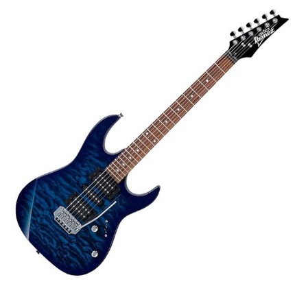 Ibanez GIO Series GRX70QA - Transparent Blue Burst