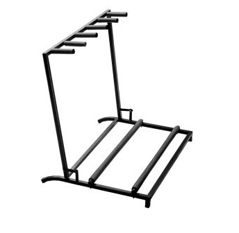 5 Multi Guitar Padded Stand Holder Stage Folding Rack