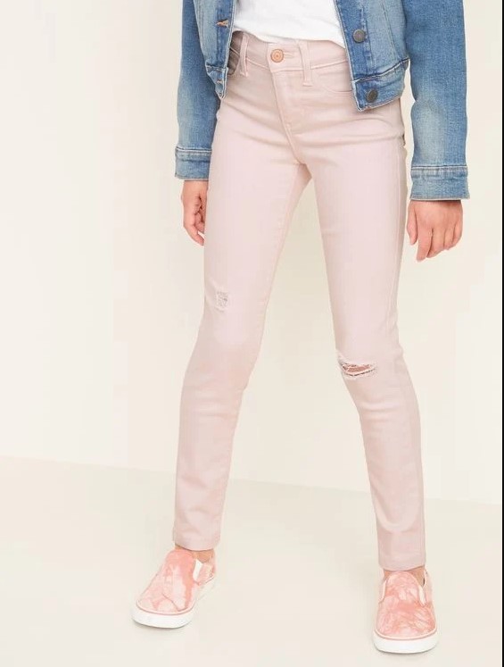 Stock Lot Branded Skinny Color Pant Pink (100 Pcs)