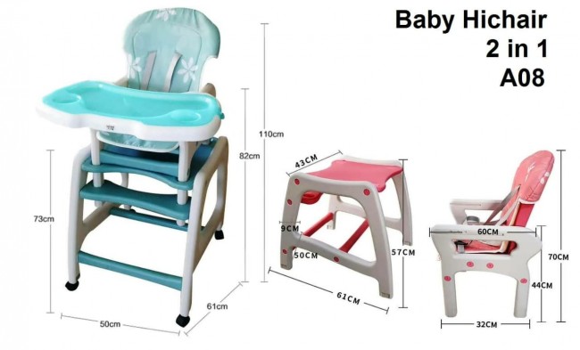 Joymaker 2 In 1 Baby Highchair